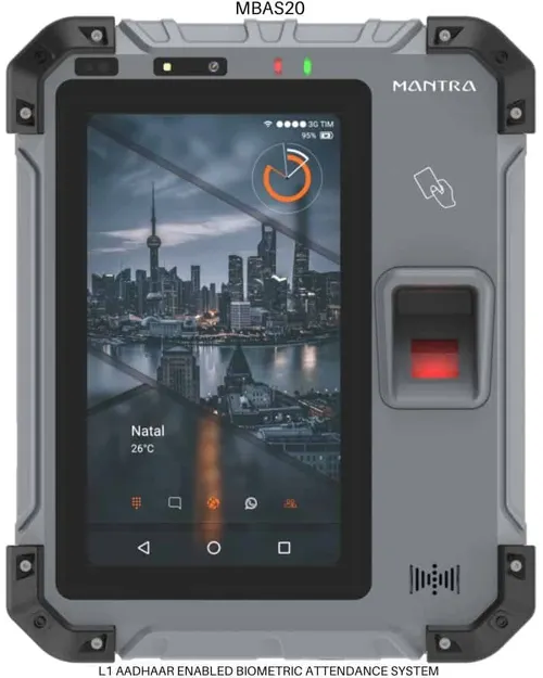 Aadhaar Enabled Biometric Attendance Device